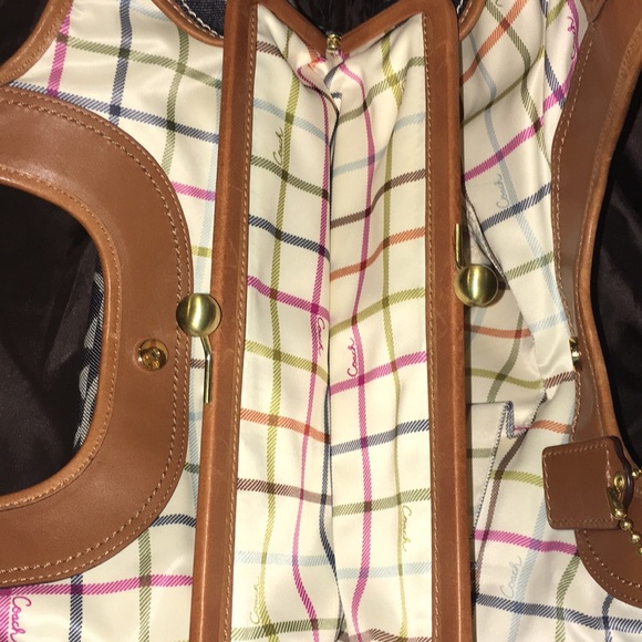 Coach Ergo Signature Denim Satchel - Picture 4 of 6